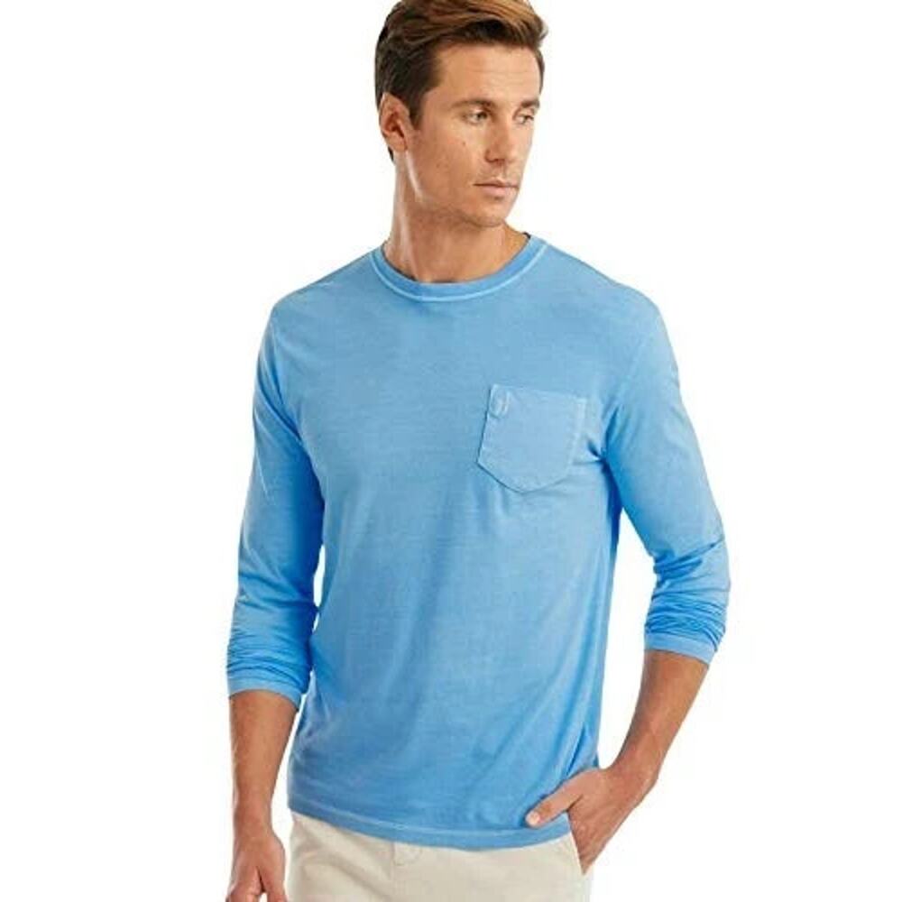 Johnnie-O Brennan Long Sleeve Pocket T-Shirt Size Small - Picture 1 of 4